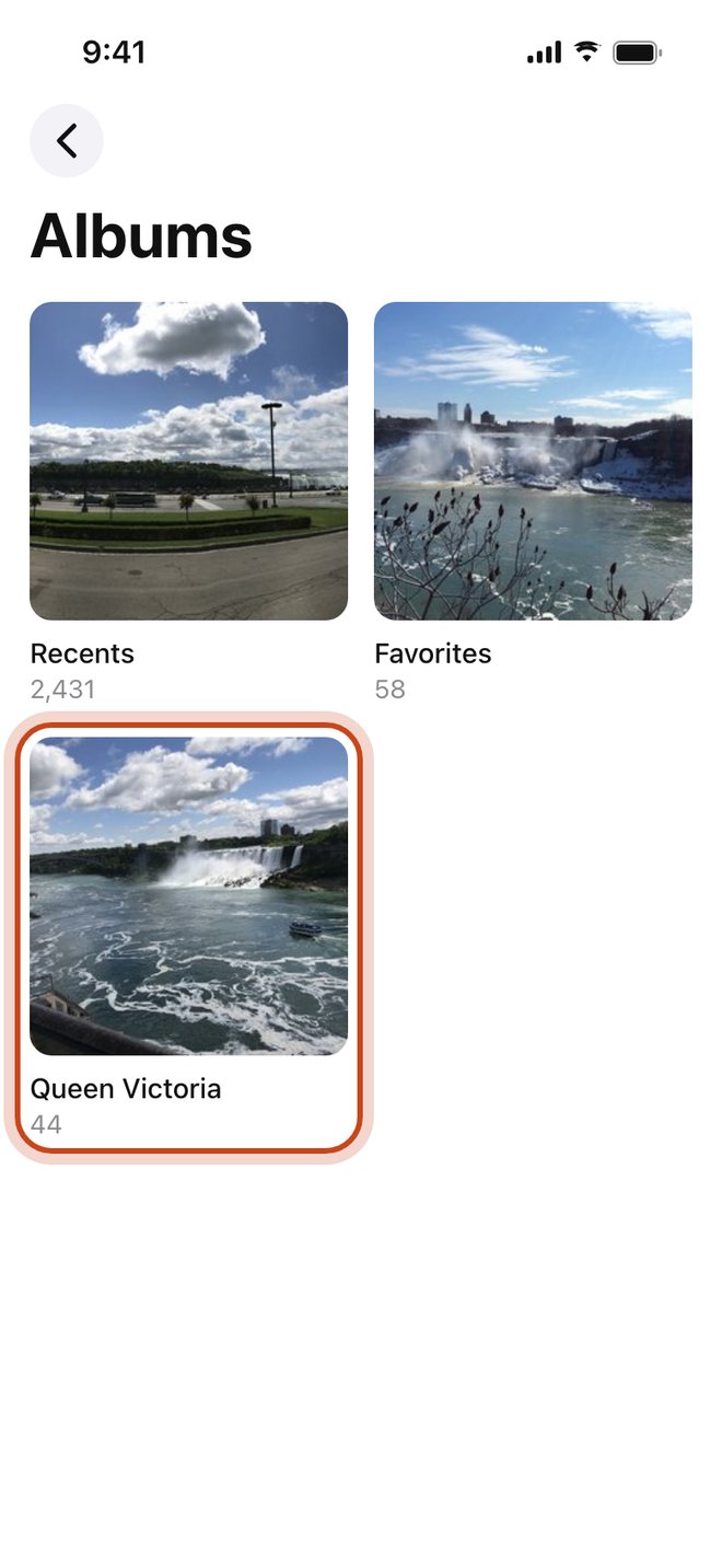 Illustration: The new album in your Apple Photos albums